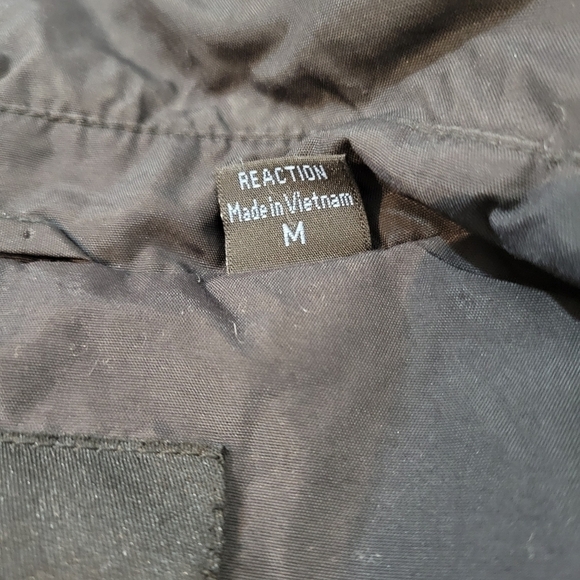 Kenneth Cole Black Nylon Heavy Zip Up Men's Jacket - Picture 6 of 7